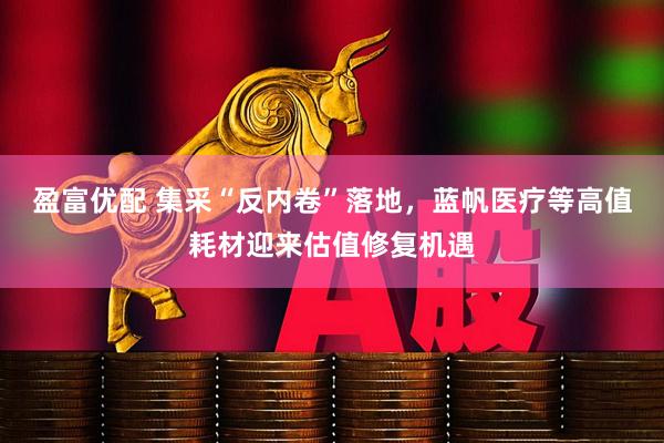 盈富优配 集采“反内卷”落地，蓝帆医疗等高值耗材迎来估值修复机遇
